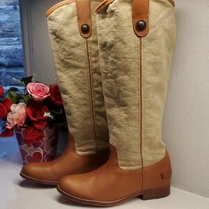 NWOT FRYE round toe tall boots (sz 6.5B)